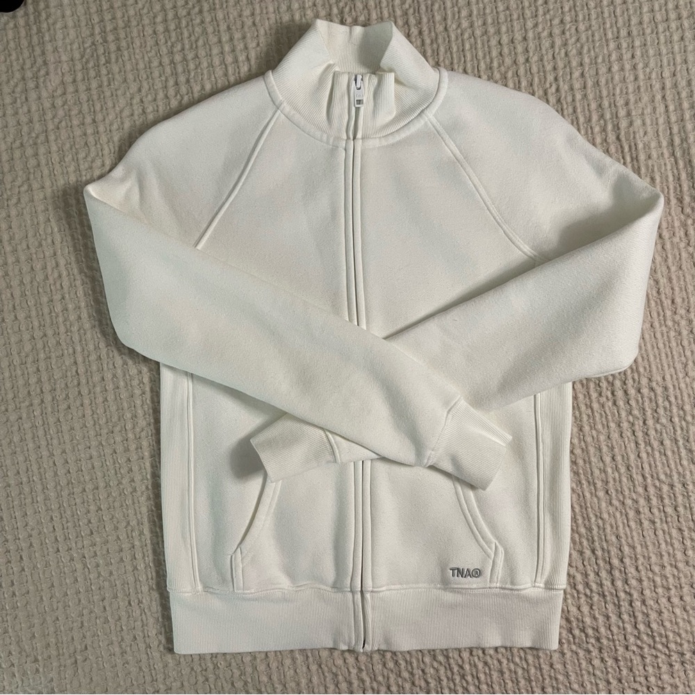 Aritzia TNA Cozy Fleece Sung Zip-Up